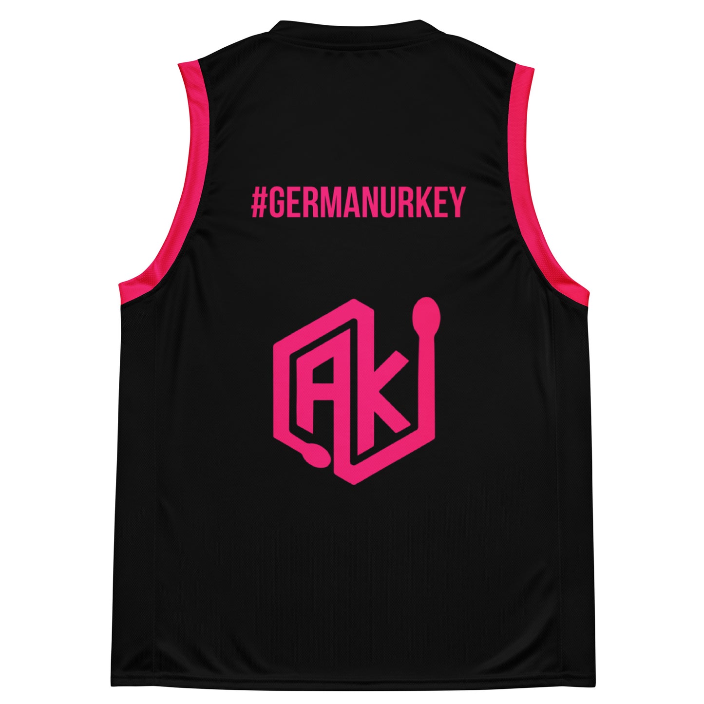 Recycled unisex basketball jersey