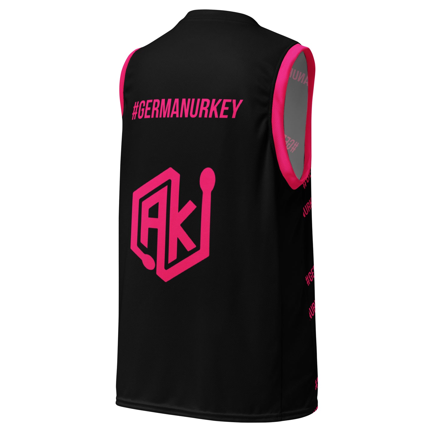 Recycled unisex basketball jersey