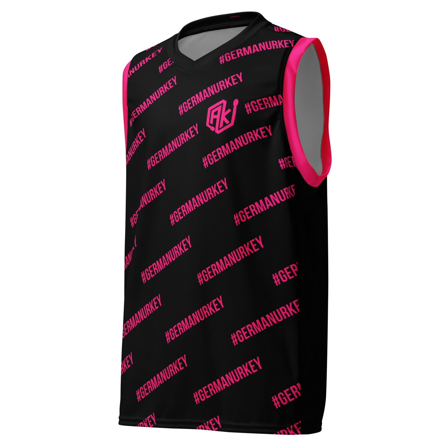 Recycled unisex basketball jersey