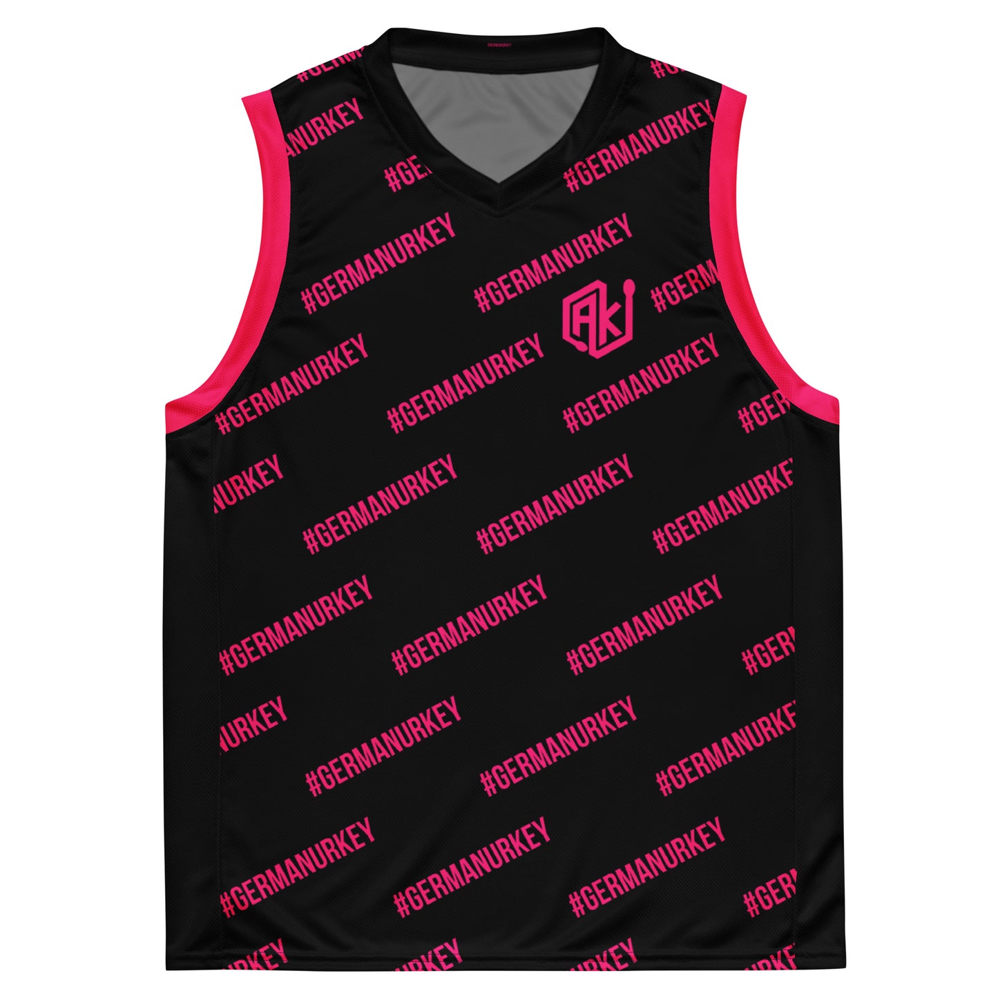 Recycled unisex basketball jersey
